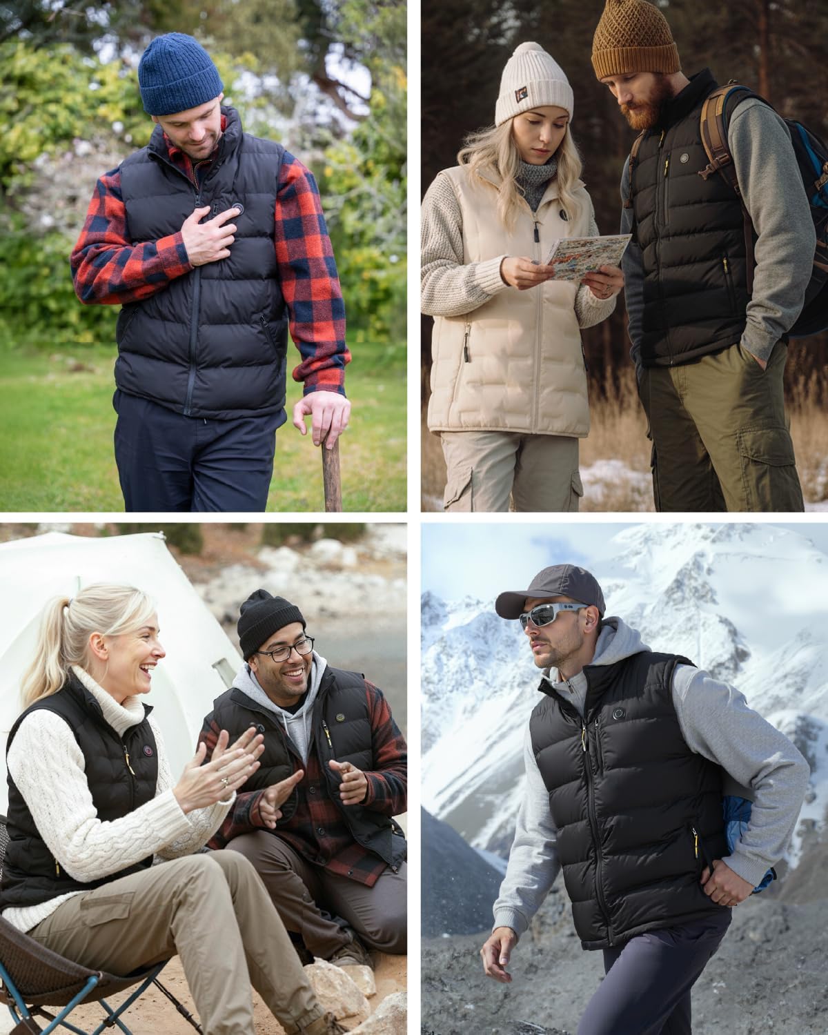 InoKraft Gifts for Men, Heated Vest for Men, Lightweight Quilted Winter Heated Vest, with Rechargable Battery and USB-C Cable - Image 2