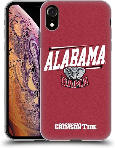 Miniatura 316 de Head Case Designs Funda de gel con logotipo oficial de la Universidad de Alabama UA [protección de grado militar] compatible con Apple iPhone 11