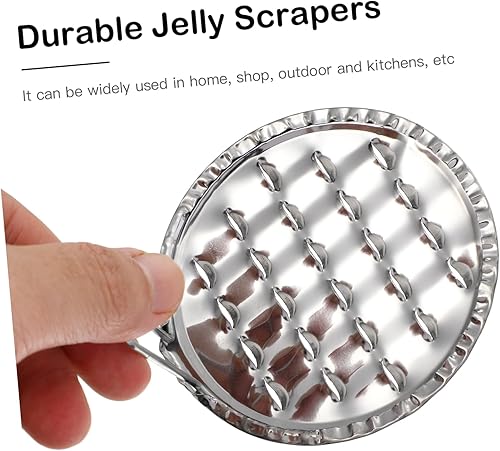 Miniatura 3 de Raspador de fideos de jalea raspador de gelatina 5 piezas de acero inoxidable herramientas de fideos fríos para el hogar Manual de cocina Rascador