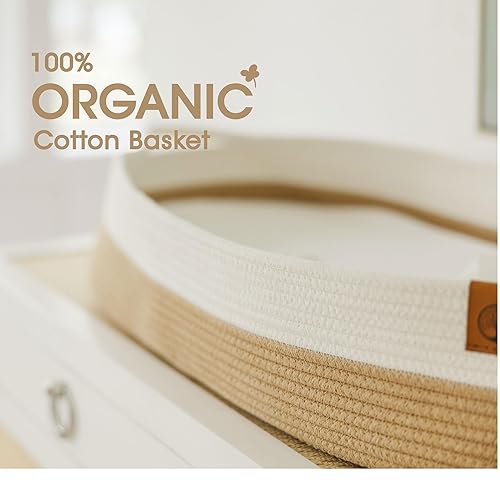 Miniatura 2 de J&JOO Cesta cambiador de bebé incluye pañalera, transpirable e impermeable, portátil, cambiador para tocador y cambiador, regalo para baby shower