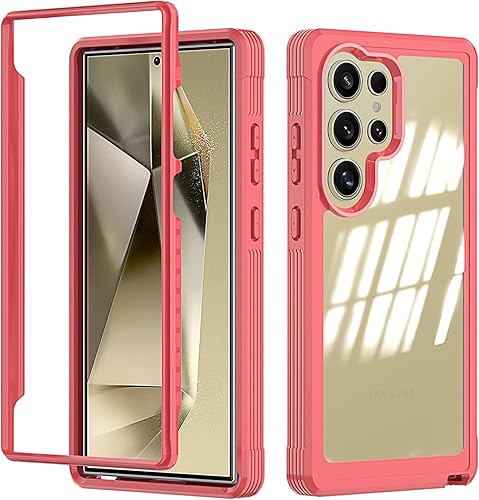 YmhxcY for Galaxy S24 Ultra Case, [Military Grade Protection][Non-Slip] 2-in-1 F