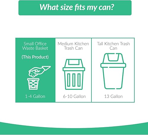 Miniatura 4 de Reli. Bolsas de basura de 4 galones | 360 unidades a granel | ASTM D6400 | Verde | Ecológicas | Para abono