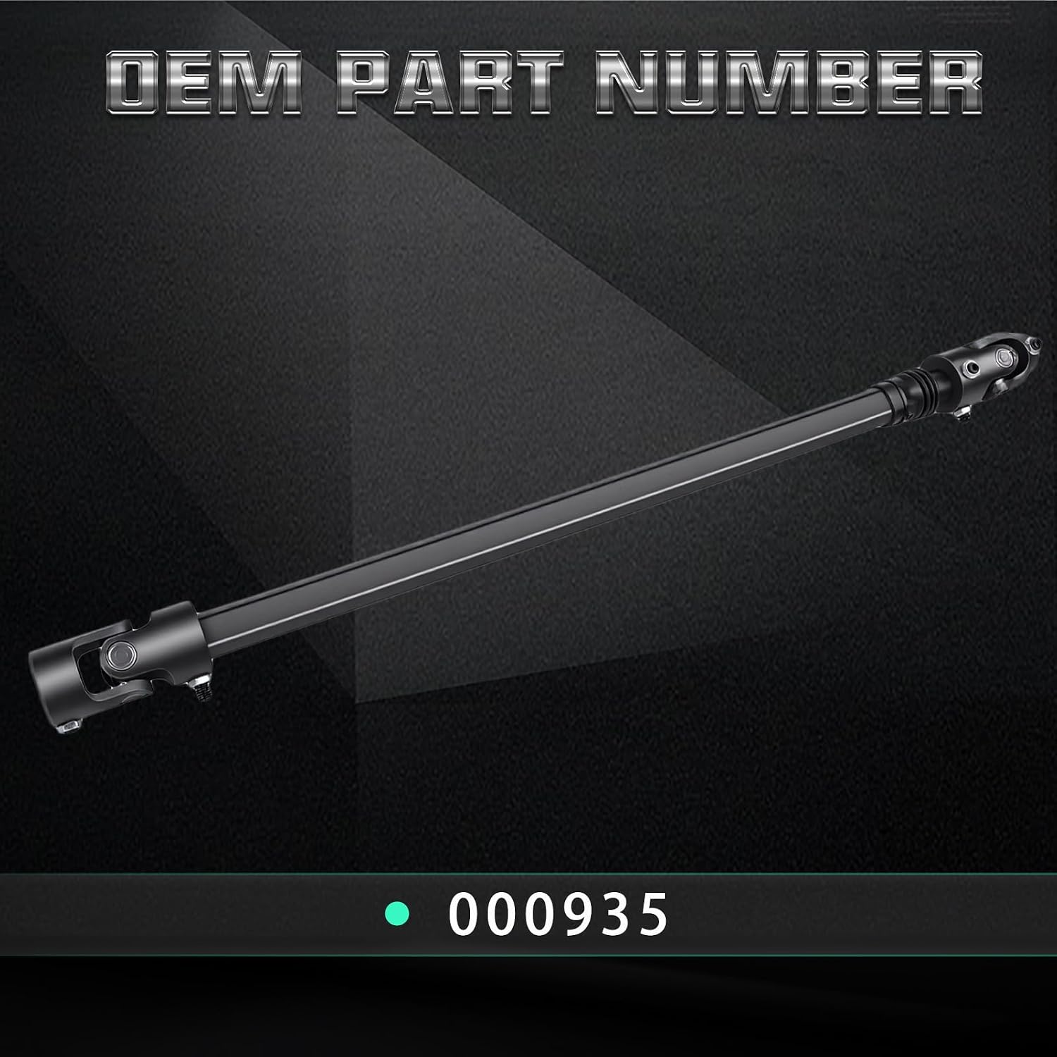 000935 Telescopic Lower Steering Column Shaft Compatible with Chevy Full Size 1979-1994 & GMC 1979-1984 1986 1988-1991 1993-1994