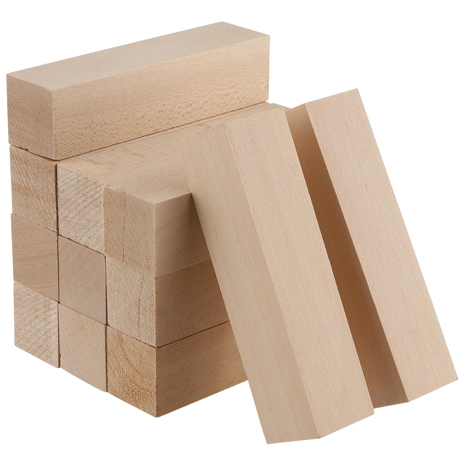 Blocs de sculpture sur bois de tilleul naturel pour whittling et artisanat bricolage x40