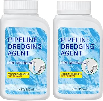 Pipeline Dredging Agent, Powerful Pipe Dredging Agent Powder, Drain Clog Remover, Toilet Cleaner, Sink and Drain Pipe Unclogging for Kitchen Toilet 2