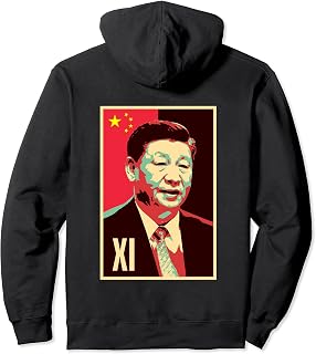 Xi Jinping China Chinese President Chairman Zhongguo CCP PRC Pullover Hoodie