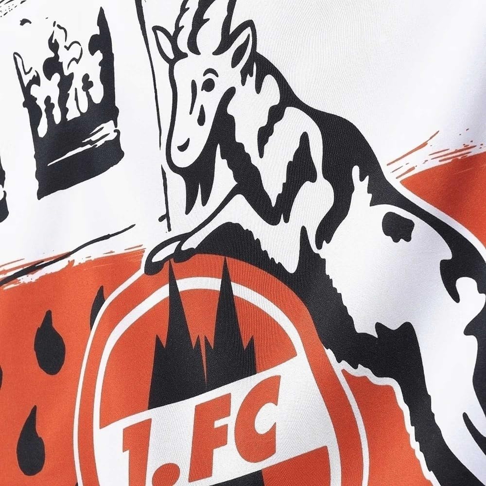1. FC Köln Fahne - Wappen - 80 x 120 cm Flagge - Plus Lesezeichen I love Köln