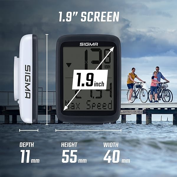 Sigma Sport BC 10.0 WL, Wireless Bicycle Computer with numerous Functions, Bike Computer for The Highest Demands, Easy to use with Large Buttons and a Clear Display - 4
