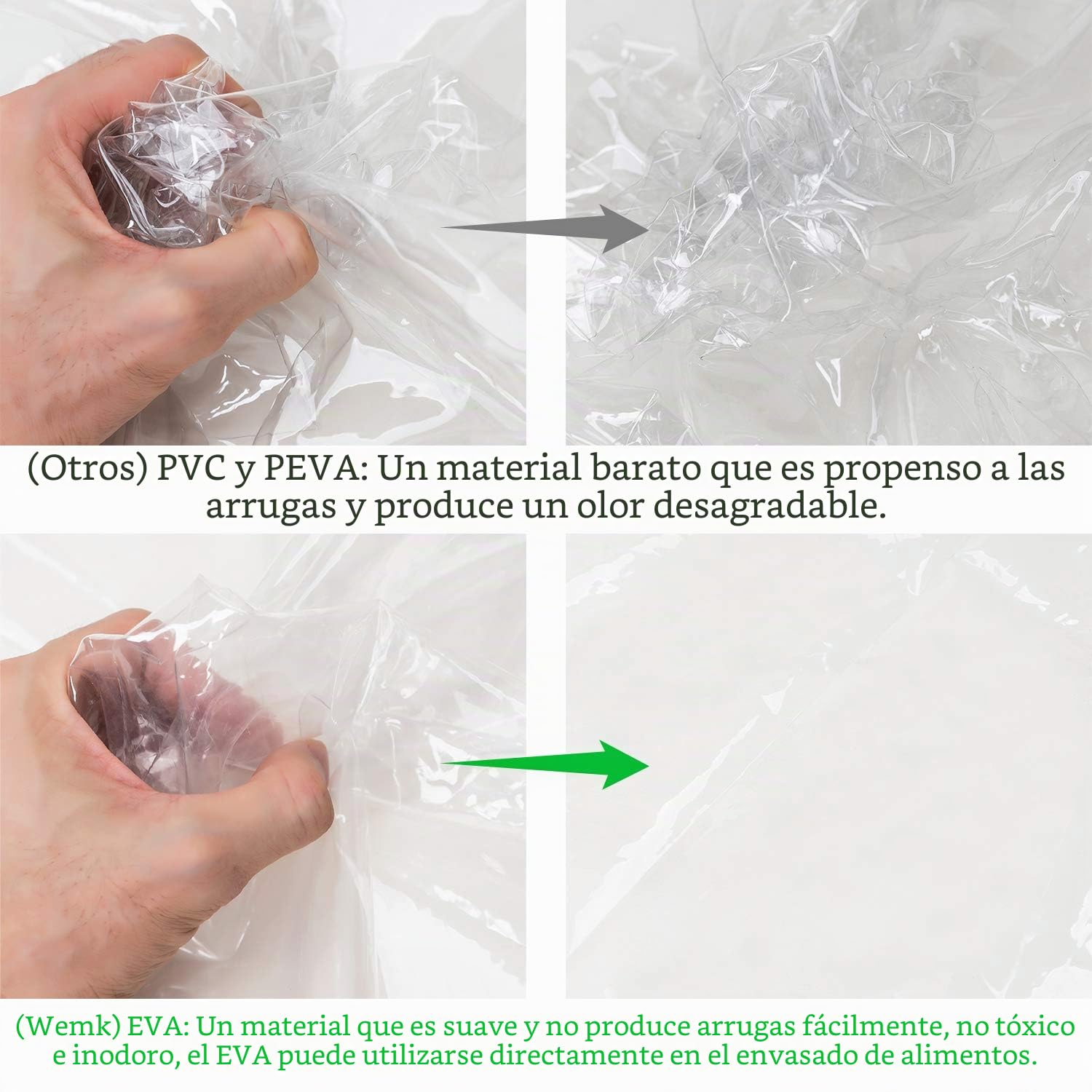 Protector de Lluvia para Silla de Paseo, con 3 Ventanas de Ventilación, Material EVA, Resistente al Viento y a la Nieve, Tamaño Mediano