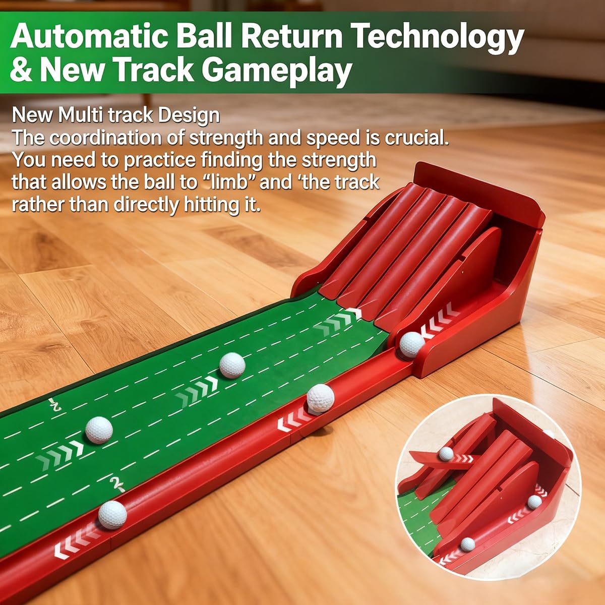 ゴルフパッティンググリーンゴルフアクセサリー練習マット 屋内ゴルフマットトレーナー用