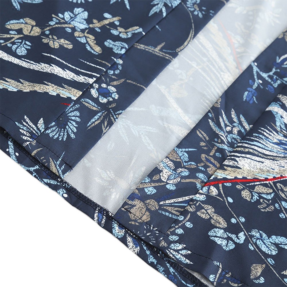 Veste kimono japonaise - Robe classique Haori - Tokio Harajuku - Style antique floral - Décontracté - Peignoir de bain - Vêtement de nuit pour femmes, hommes et filles
