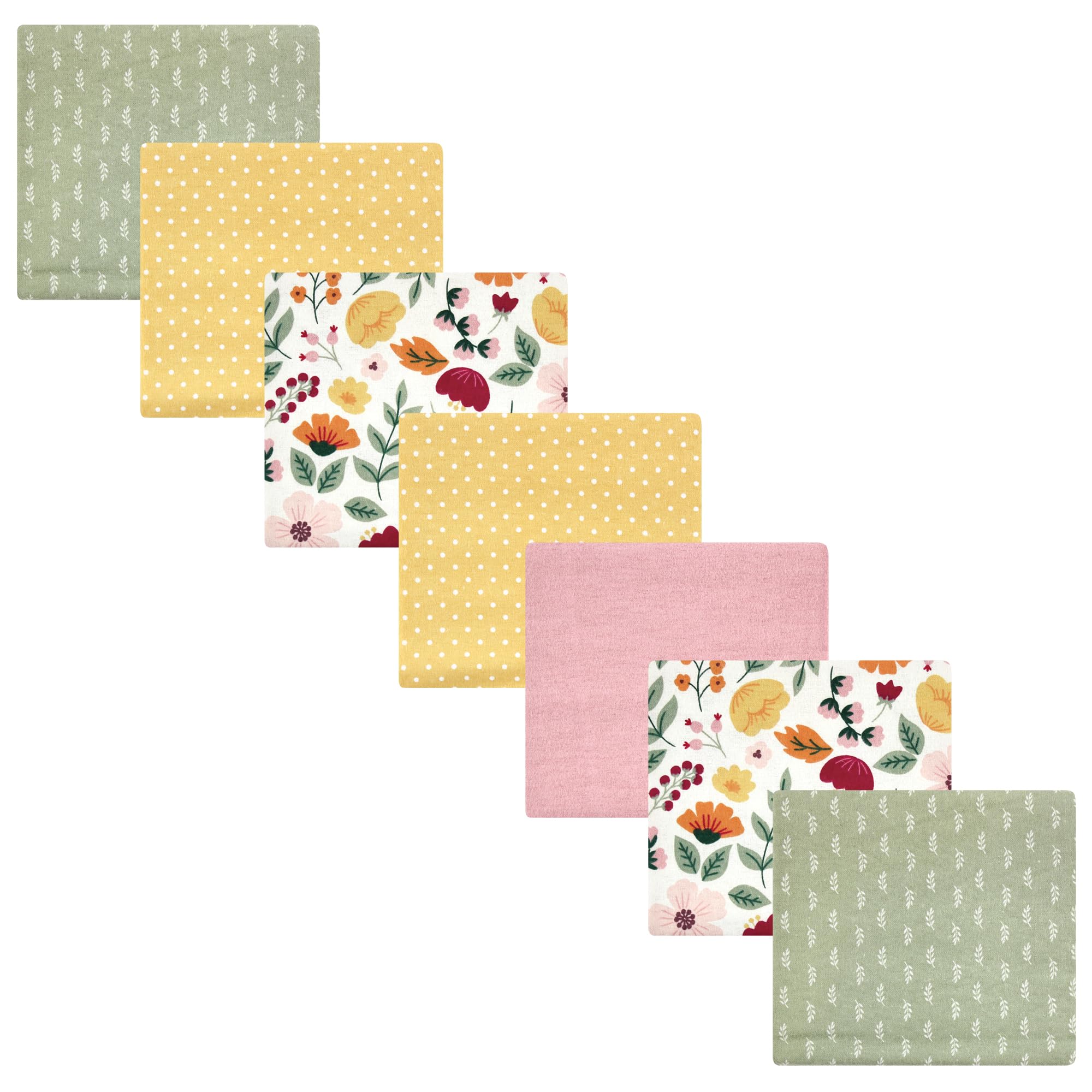 Luvable Friends Little Treasure Flannel Receiving Blankets 7pk