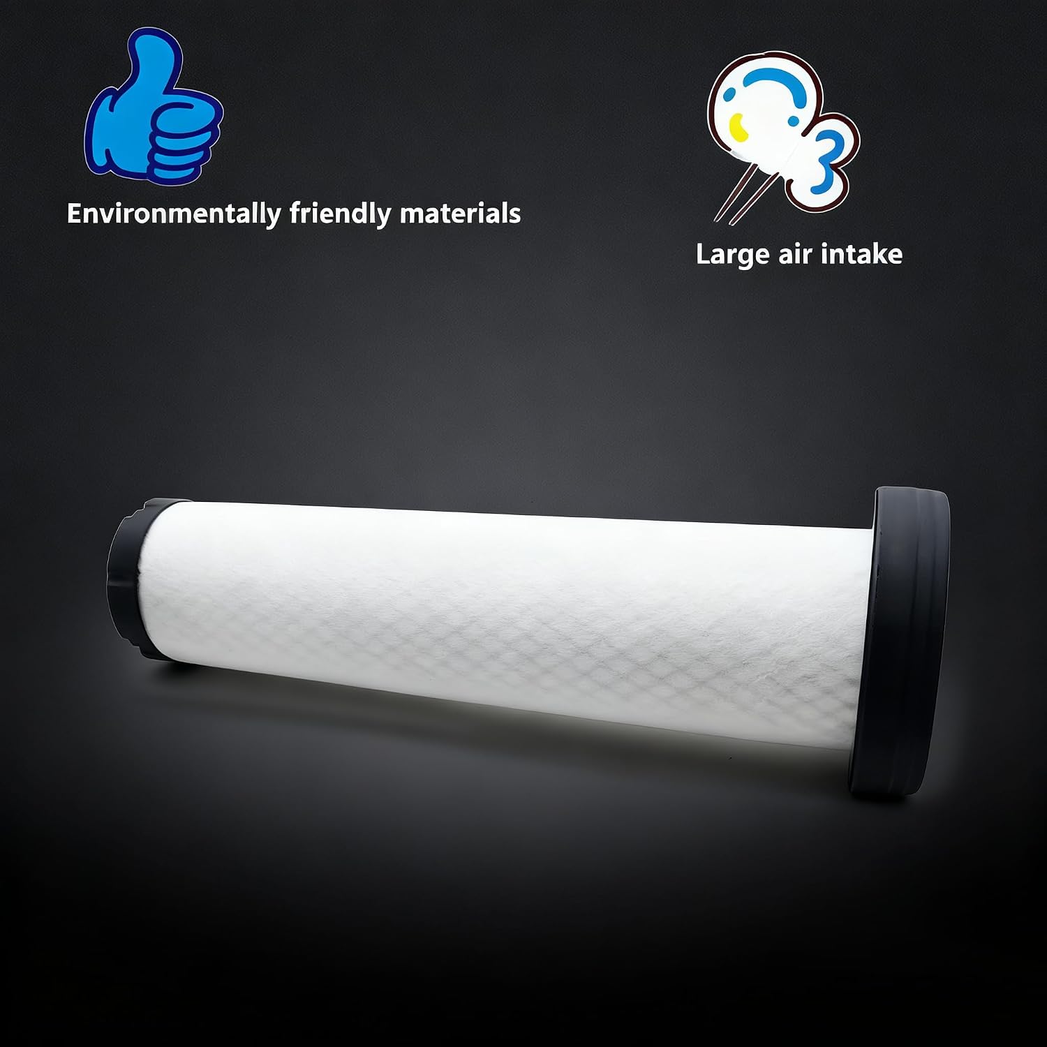 AT338105 AT336803 Air Filter Compatible With John Deere Skid Steer Loader 312GR 314G 315 316GR 317G 318E 318G 319E 320E 320G 324E 324G 325G