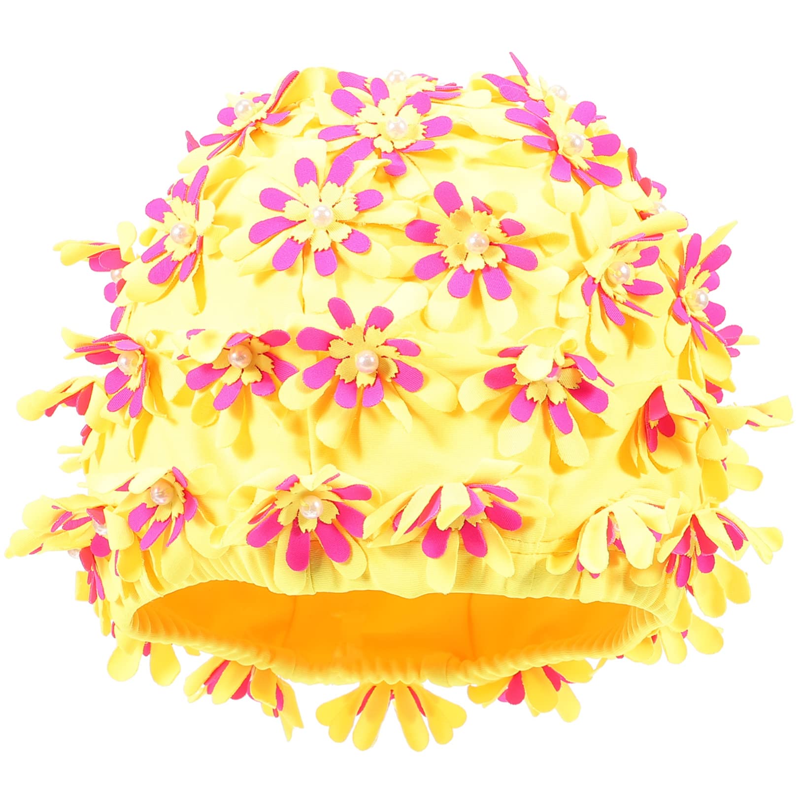 Sosoport Lot De 3 Bonnets De Bain À Fleurs Confortables Et Faciles À Porter pour Protéger Les Cheveux des Femmes