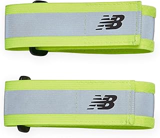 New Balance Reflective Bands - Runners Reflective Arm Band & Leg Ankle Band | Reflective Safety Band for Night Time Running/Jogging, Walking, Cycling/Bicycle/Bike for Women, Men, Kids