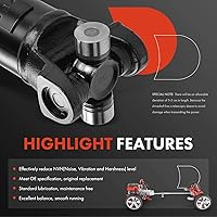 Vista 4 de A-Premium Conjunto de eje de transmisión trasero del eje de transmisión compatible con Jeep Grand Cherokee 1999-2003 4WD, Grand Cherokee 2004 AWD