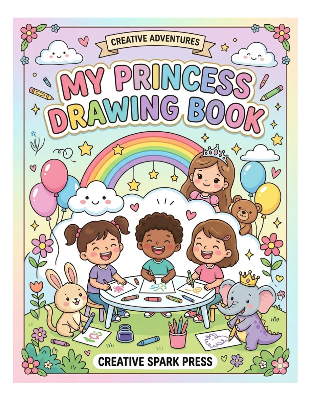 Cute Princess Drawing Fun for Preschool Kids