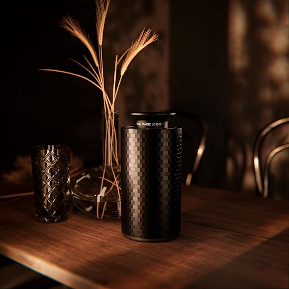 The Magic Scent Mini Car Diffuser - Waterless Scent Machine for Home & On-The-Go - Intensity Control & Timer - Waterless Oil Diffuser - Rechargeable Smart Car Air Freshener up to 400 sq. ft.