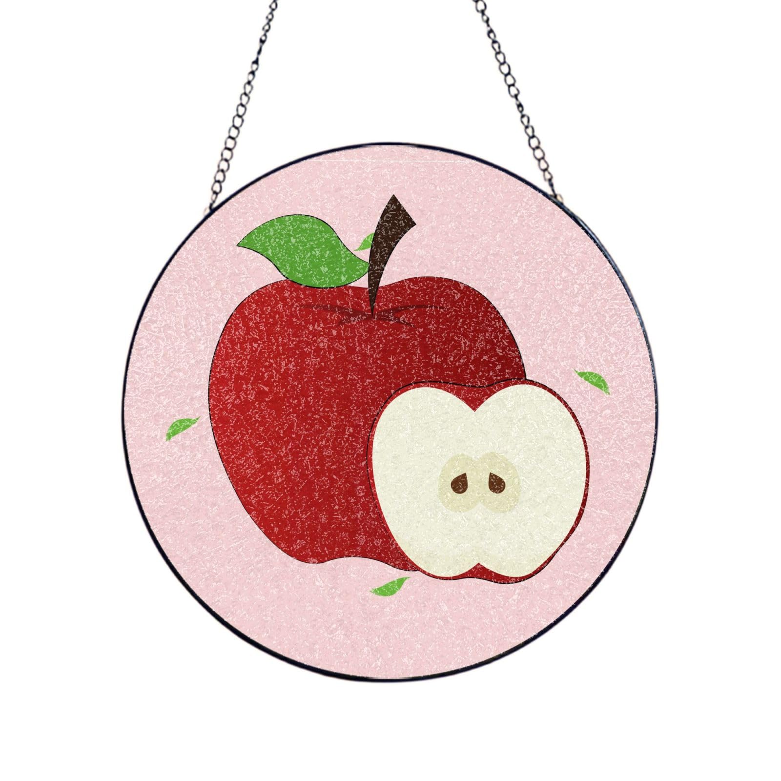 Attrape-soleil jardin et balcon en verre décoratif aux motifs de fruits rouges