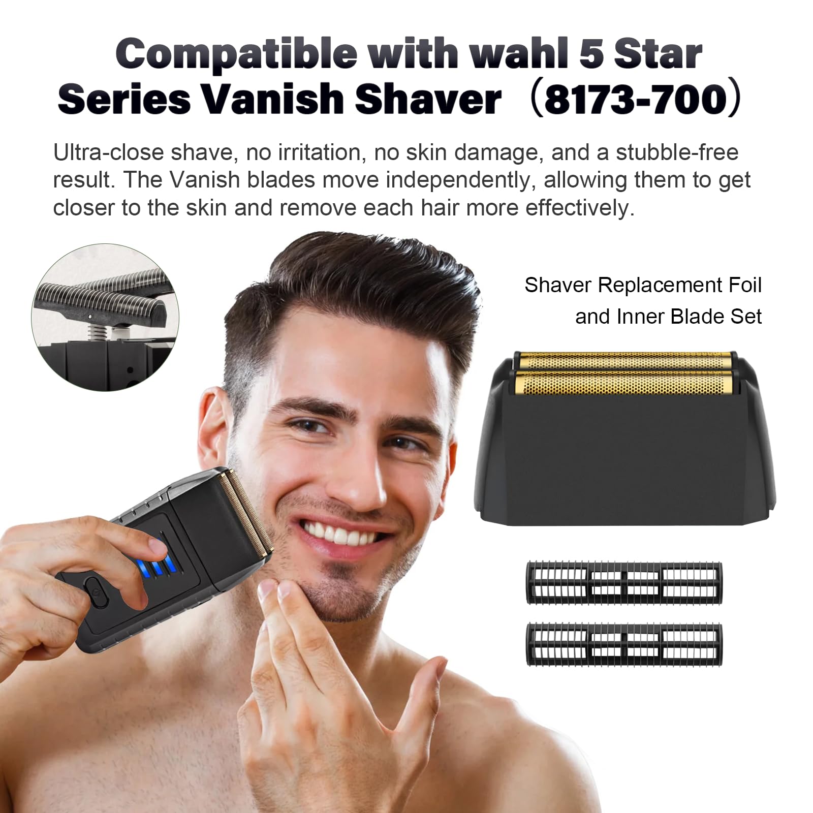 Amazon.co.jp: 2パックシェーバー交換用ホイル wahl 5 Star Series