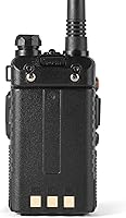 Vista 3 de Paquete de 3 radioaficiones de mano (UV-5R) de largo alcance UHF VHF de doble banda de 2 vías con batería recargable de iones de litio Walkie