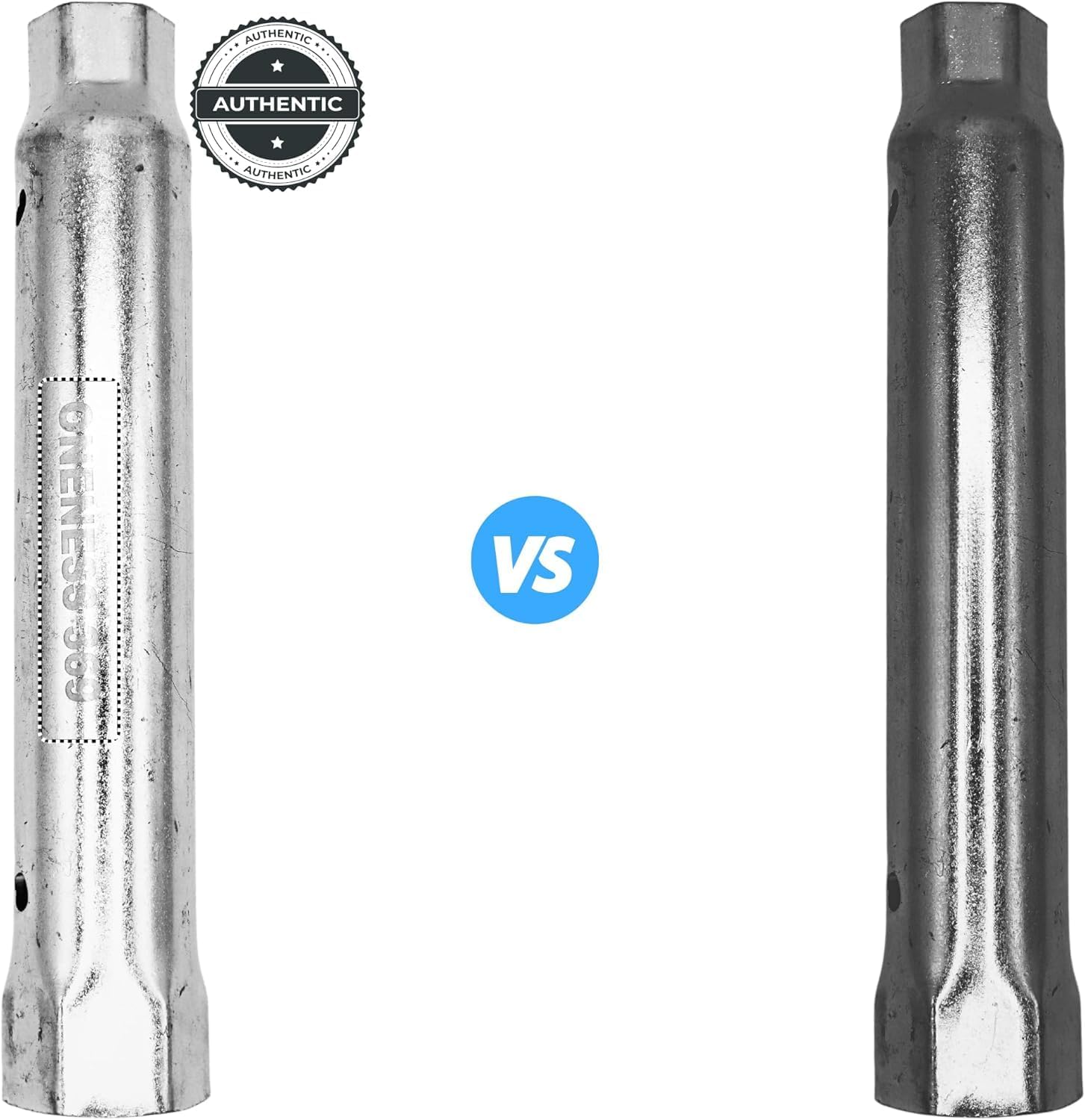 ONENESS 369 Rv Water Heater Anode Rod & Element Socket Wrench - 10" Dual Hex Extra Torque Removing the Most Stubborn Anode & water heater element - 1-1/16 in x 1-1/2 in x 10 in