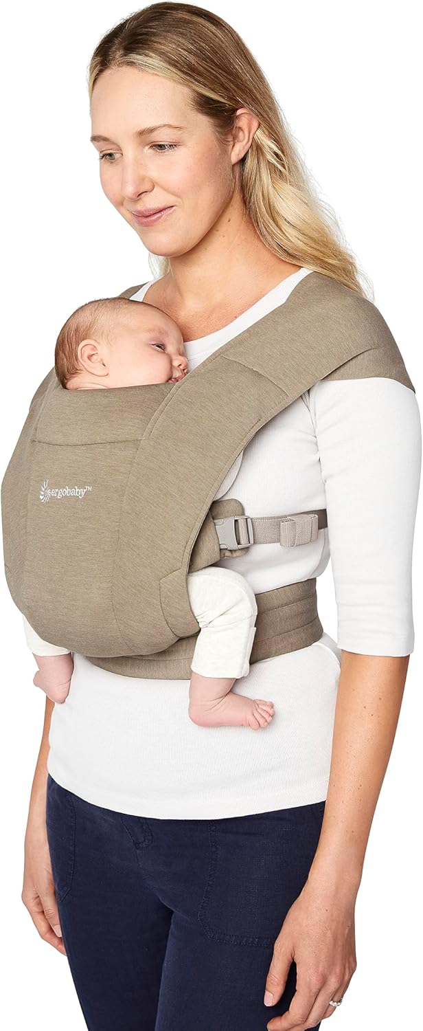 Ergobaby Embrace Cozy Newborn Baby Wrap Carrier (725 Pounds), Ponte