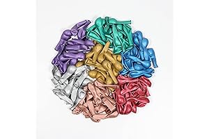 5 Inch Chrome Balloons, Assorted Colors