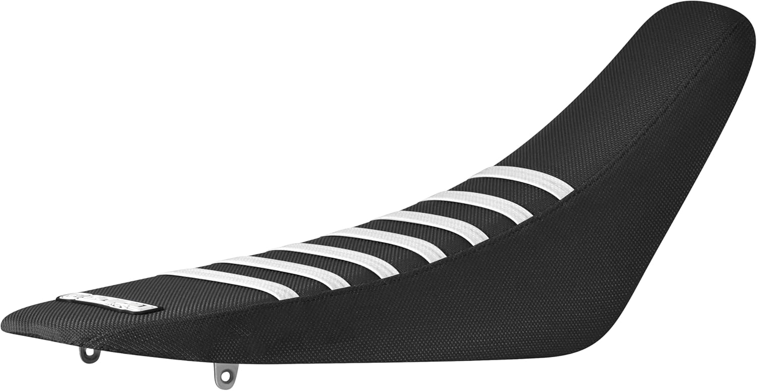 Enjoy Mfg Seat Cover - Compatible with Suzuki 2000-2024 DRZ 400 DRZ400#70 Logo (All Black Standard)