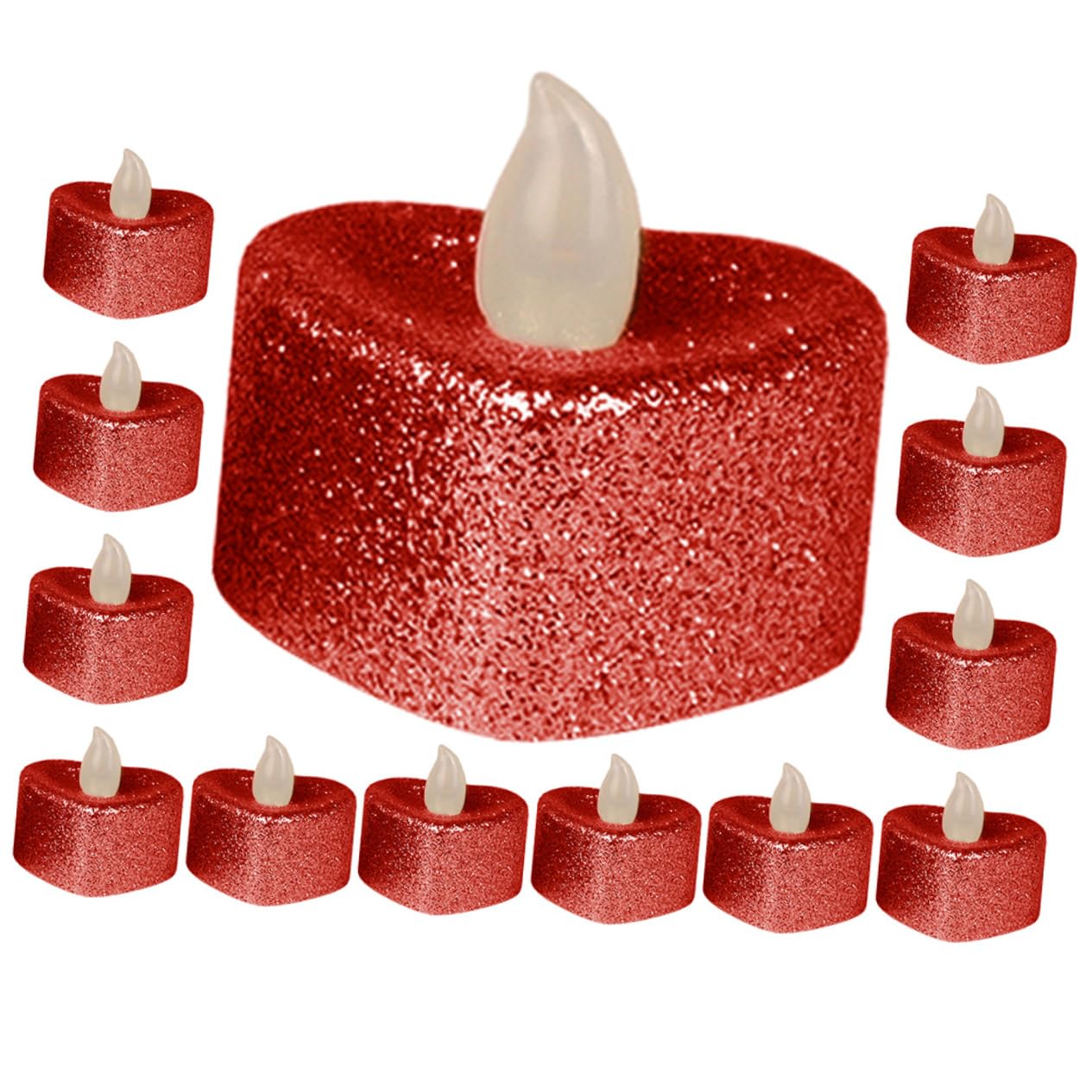 Hemobllo 2 Pièces Bougies Électroniques Colorées Bougies Sans Flamme