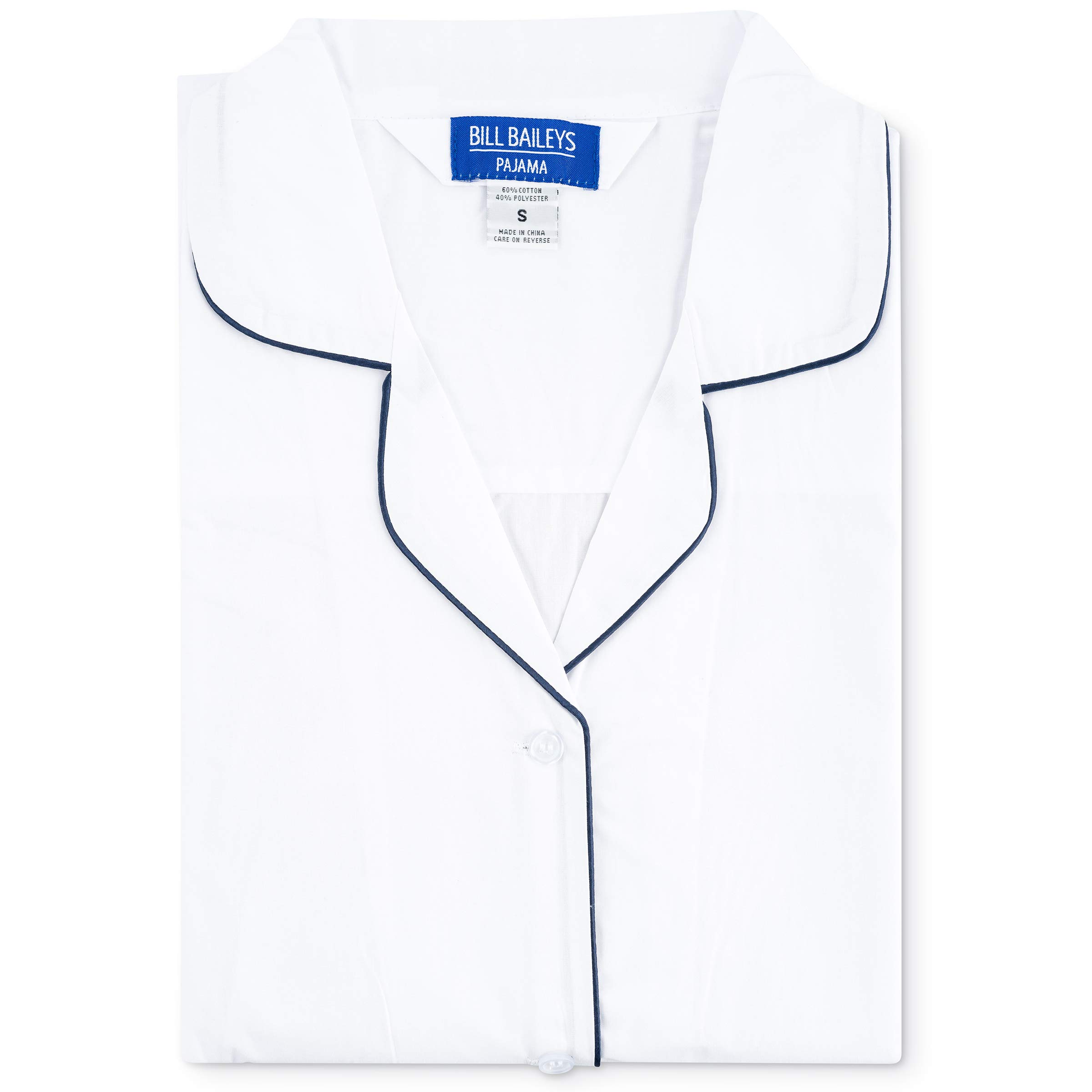 Bill Baileys Sleepwear Mens Broadcloth Woven Nightshirt Sleep Shirt