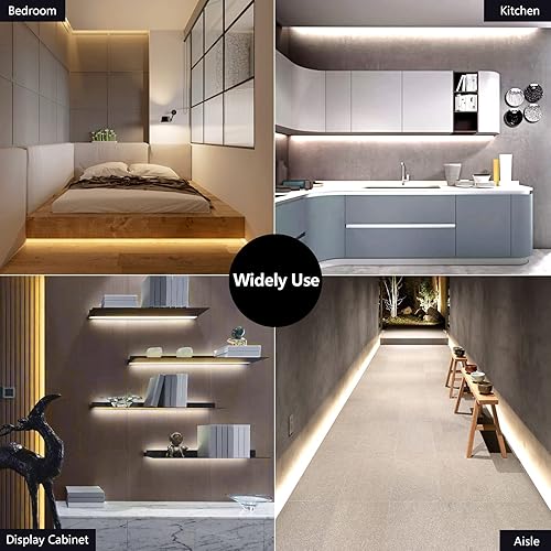 Miniatura 6 de COB - Tiras LED de 2700 K-6500 K, 16.4 pies, regulables, ultra brillantes, flexibles, blancas, kit de luces de cinta de 6000 lúmenes, CRI 90+, luces