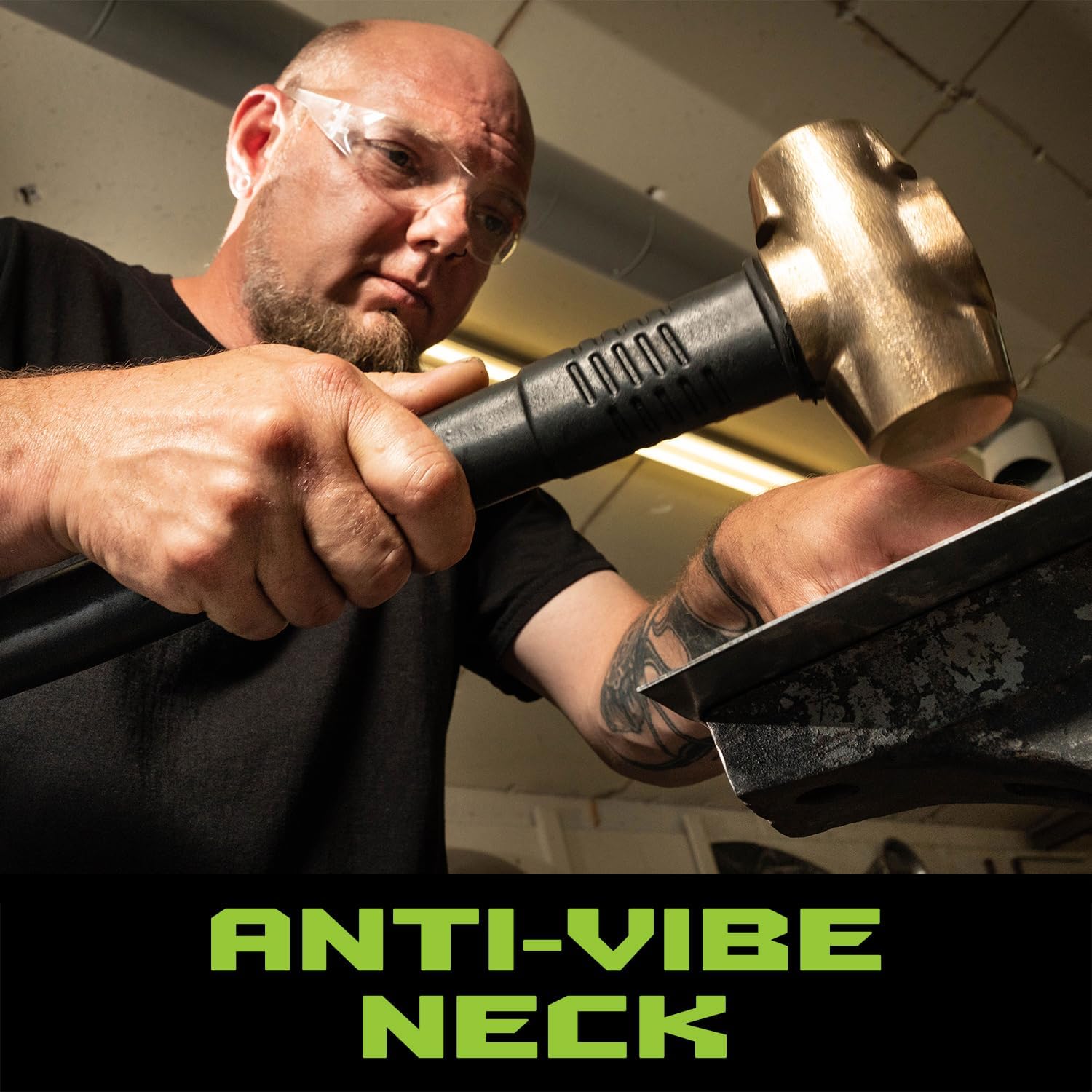 Wilton B.A.S.H 12" Brass Sledge Hammer, 4 Lb Head (90412)