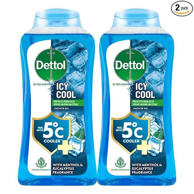 Dettol Body Wash and Shower Gel for Women and Men, Cool (Pack of 2 – 250ml each) | Soap-Free Bodywash | 12h Complete Odour Protection at Rs. 240