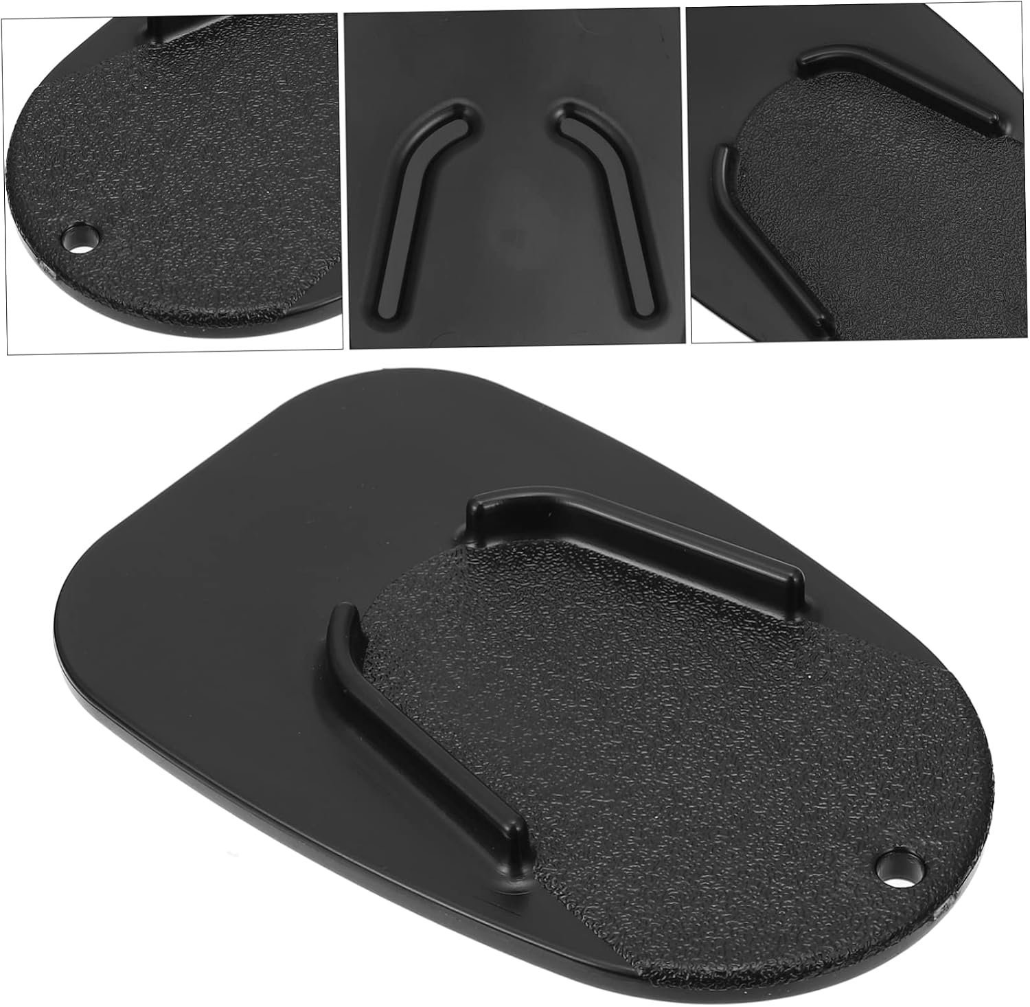Gatuida 3pcs Motorcycle Side Stand Pad Kickstand Foot Pad Parking Grass Gravel and Lightweight and Portable Support for All Motorcycles