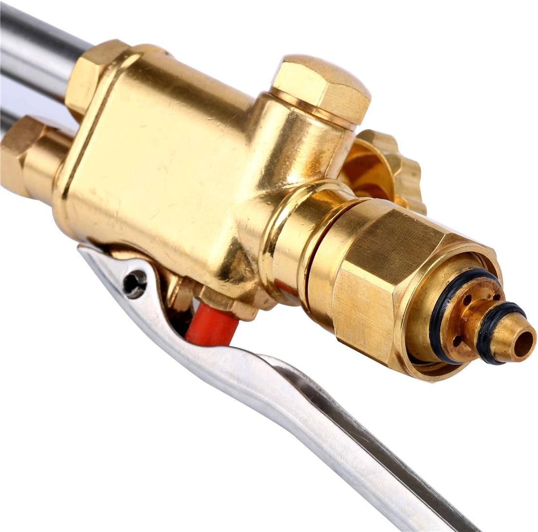 8MILELAKE Heavy Duty Oxygen/Acetylene Cutting, Welding Torch Kit, Victor Style