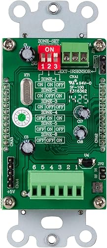 Miniatura 8 de Dayton Audio DAX66 6-Source 6-Zone Sistema de audio distribuido para toda la casa con teclados 25 WPC