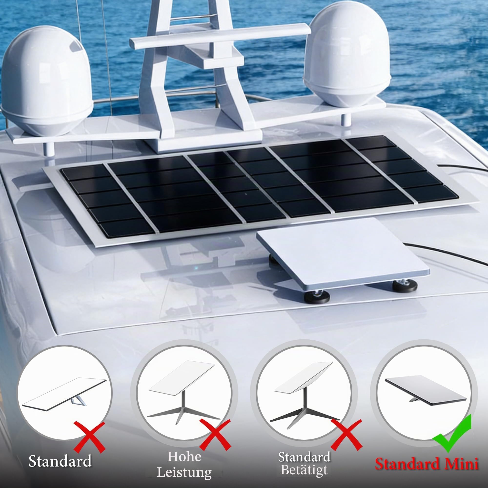 Starlink Mini-Halterung mit tragbarer, magnetischer Halterung aus Aluminiumlegierung – Hausdach, Wohnmobil, Autofenster, Sonnendächer, Starlink Mini-Halterung mit 66 mm starker Saugkraft (magnetisch)