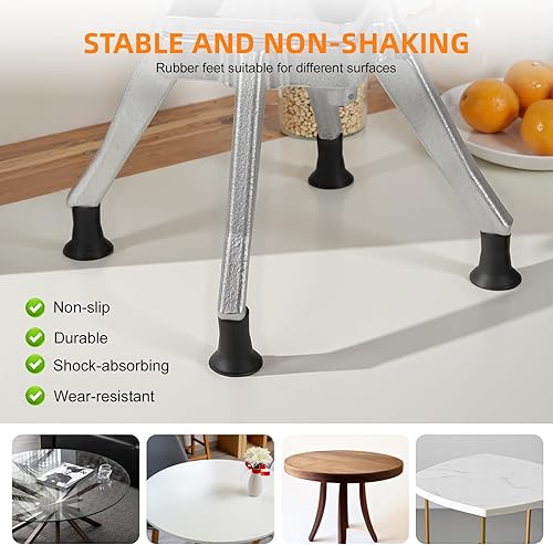 Miniatura 7 de Picador comercial de verduras, cortador de frutas profesional resistente con hoja de repuesto de 14 pulgadas, cortador de papas fritas de acero