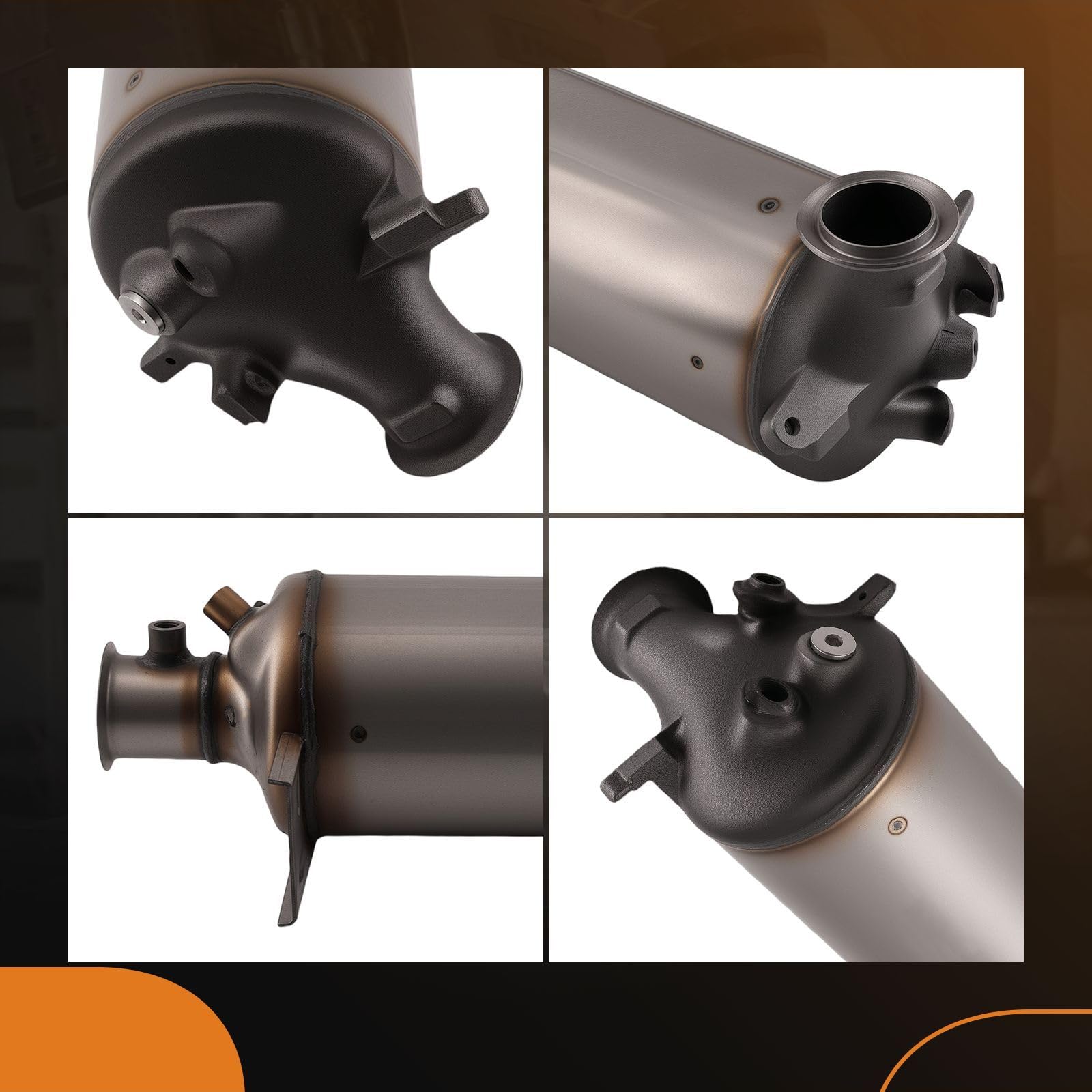 maXpeedingrods Filtr cząstek stałych DPF Euro 4 do VW Transporter Multivan T5 2.5 TDI filtr cząstek stałych sadzy 7H0254700LX 7H0254700PX