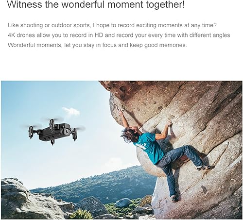 Miniatura 7 de Negro Batería Dual Kk8 Rc Mini Drone 4K Con Hd Cámara Llave Retorno Fpv Wifi Drone Super Largo Avión Doble Quadcopter Juguete