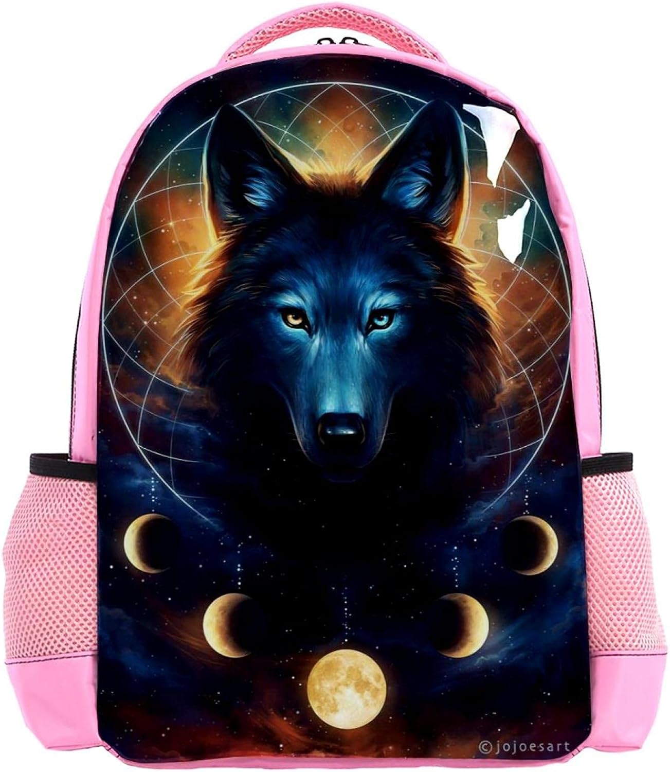 Fantasy Wolf, Cute Children's Backpack for Boys Girls Kid's Schoolbag