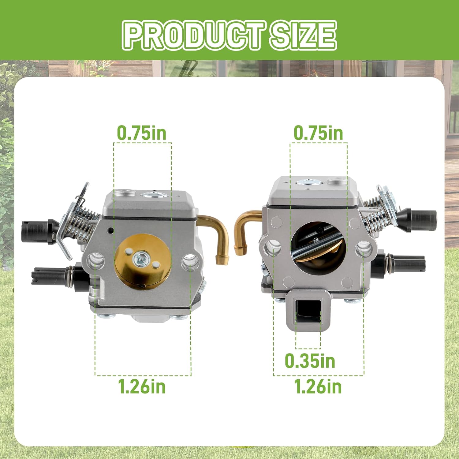 MS360 Carburetor Ignition Coil Kit for Stihl MS340 MS350 MS 360Pro Chainsaw for Tillotson 40-HE-20A for Zama C3A-S31A Carb Replace 1125-120-0651 with Tune Up Parts Air Filter
