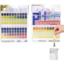 Pack of 100 Urine Test Strips PH Value Test Strips Urine Test Strips Four Colour Acid Base Test Paper Measuring Range for Aquariums Laboratories & Health Checks Precise Measurement for Water Urine