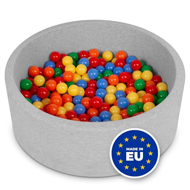 Selonis Blanda Piscina De Espuma 90X30cm/300 Bolas para Bebé Niño Redonda