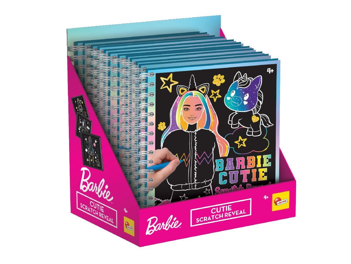 Barbie cutie. Scratch reveal. Ediz. a spirale. Con penna in legno