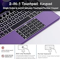 Vista 5 de Nums Teclado numérico inteligente para Surface Pro 789X Surface Laptop todos los modelos, protector de panel táctil, excelente experiencia táctil