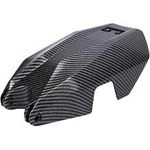 Motorcycle Battery Cover, ABS Carbon Fiber Pattern Battery Compartment Guard Protector with Hydro Dip Technology, Replacement for Talaria Sting X3 MX3 MX4 MX5