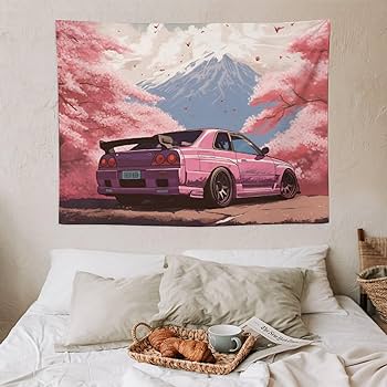 タペストリー　　　　　　　　808 Amazon.com: FeoYoed Car Tapestry Wall Hanging Decor Wall Art