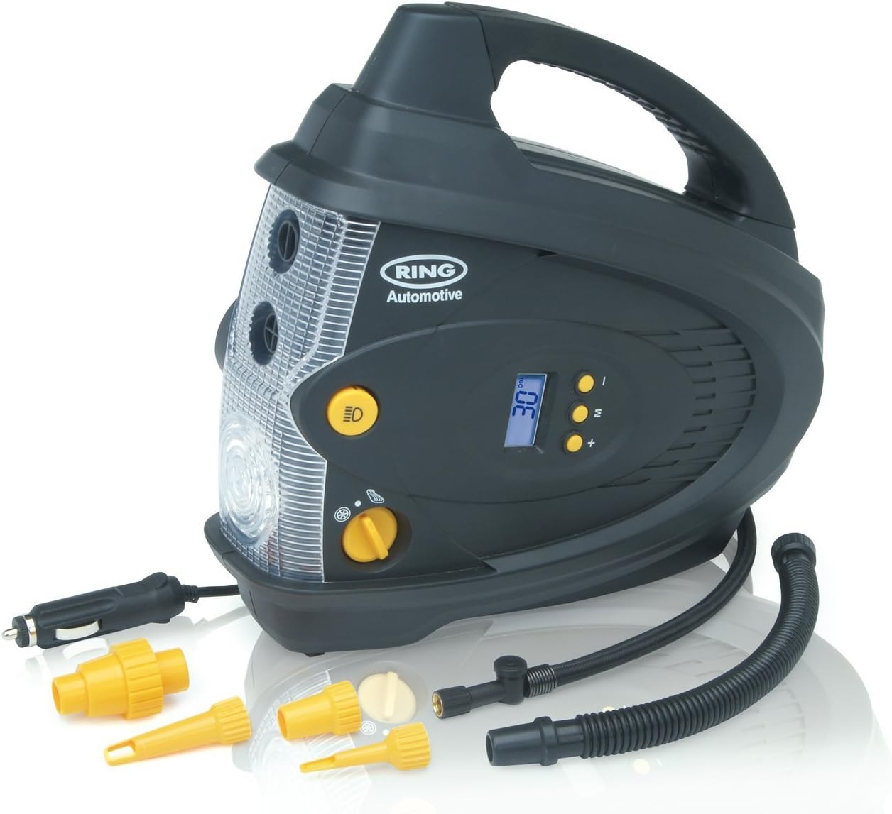 Ring RAC640 Compresseur Digital avec Gonfleur/Dé-Gonfleur, 12 V — vue 2